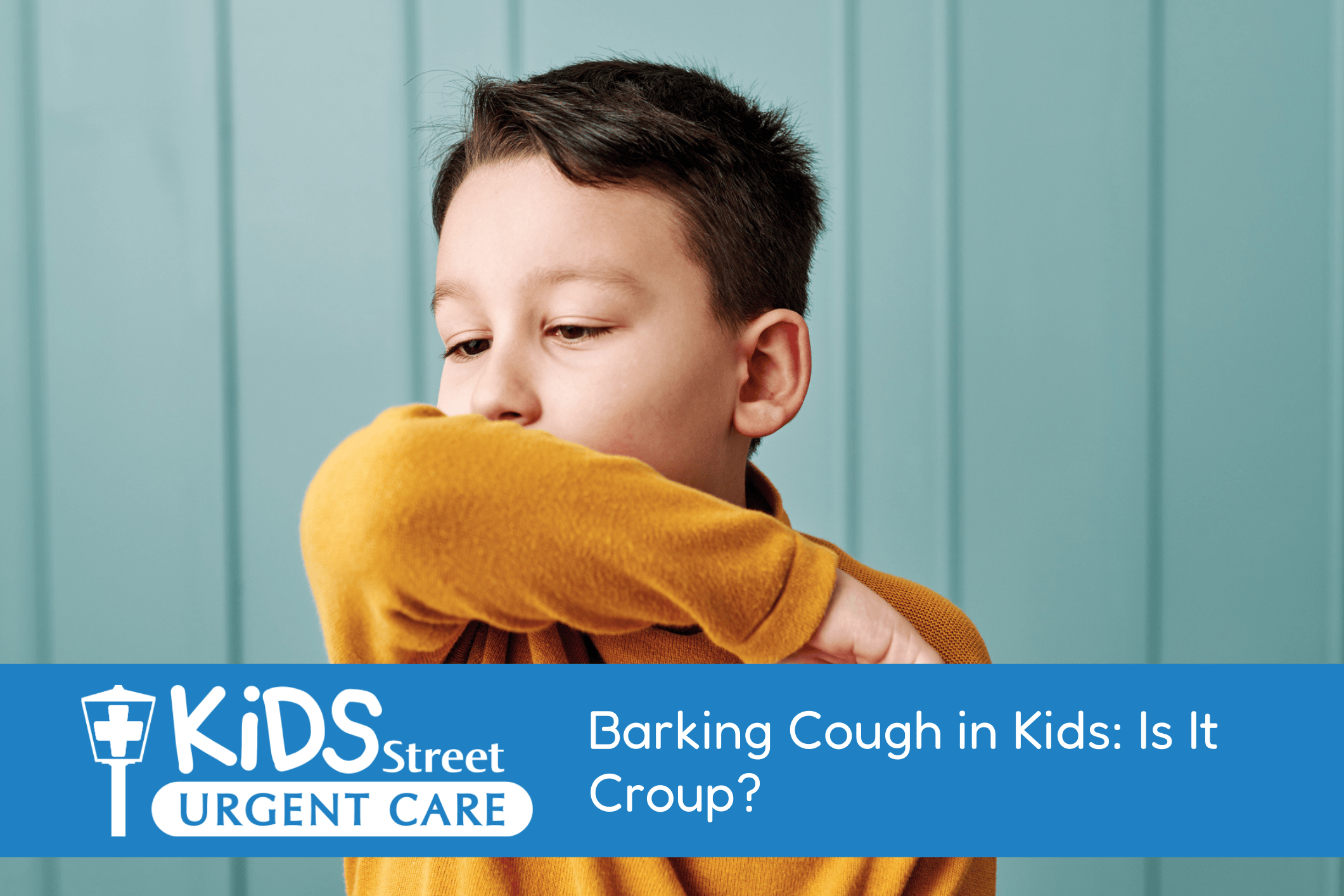 Barking Cough in Kids Is It Croup Little boy coughing featured image for Barking Cough in Kids: Is It Croup? blog